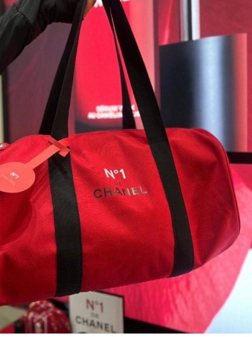 Chanel beauty No.1 canvas bag